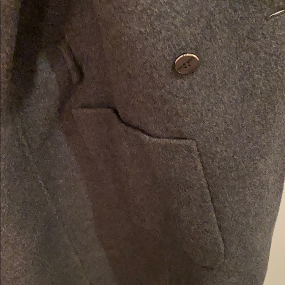 Meghan Markle’s favorite winter coat reversible Black wool gray wool classic - Picture 16 of 17